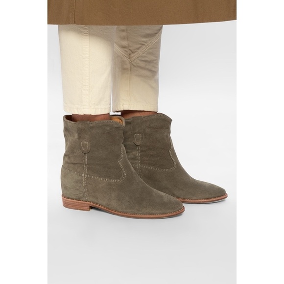 ISABEL MARANT • Crisi Boot suede ankle bootie western distressed slouchy boho - Picture 14 of 14